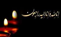 پیام تسلیت به جناب آقای ظریف 