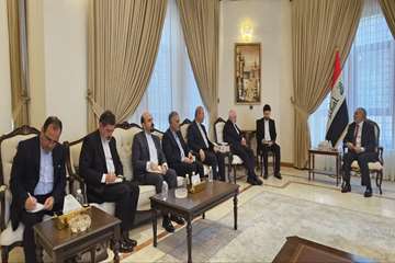 دیدار ظریف و المشهدانی 